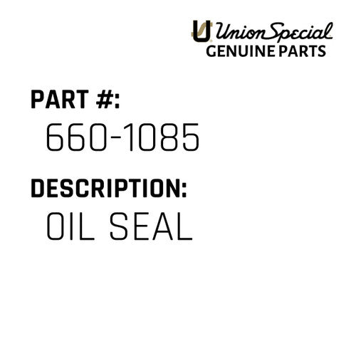 0Il Seal - Union Special #660-1085