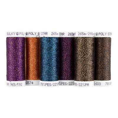 Sulky Poly Sparkle Assortment - Hauting Halloween 6ct