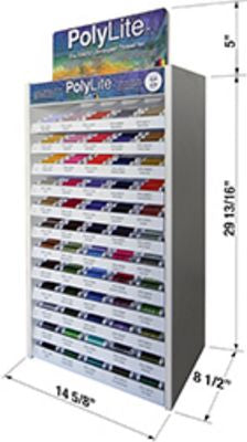 Sulky 60wt Polylite, 60 color, 2 spool assortment