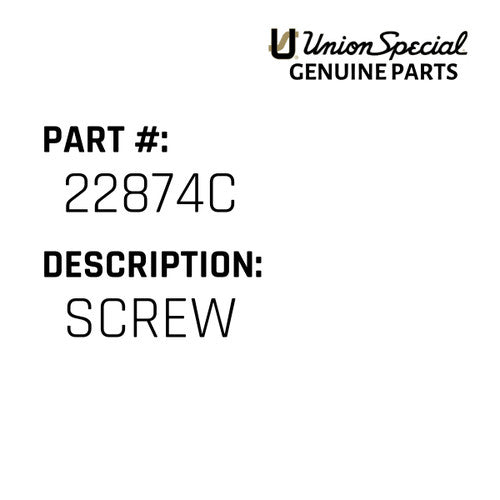 Screw - Union Special #22874C