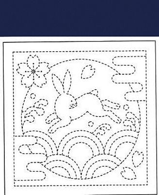 Olympus Sashiko Sampler Navy #390 New