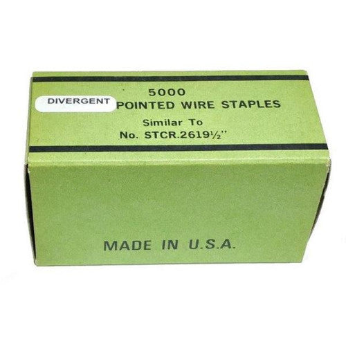 (5M Bx) Galv Staples - Generic #STCR2619 1/2