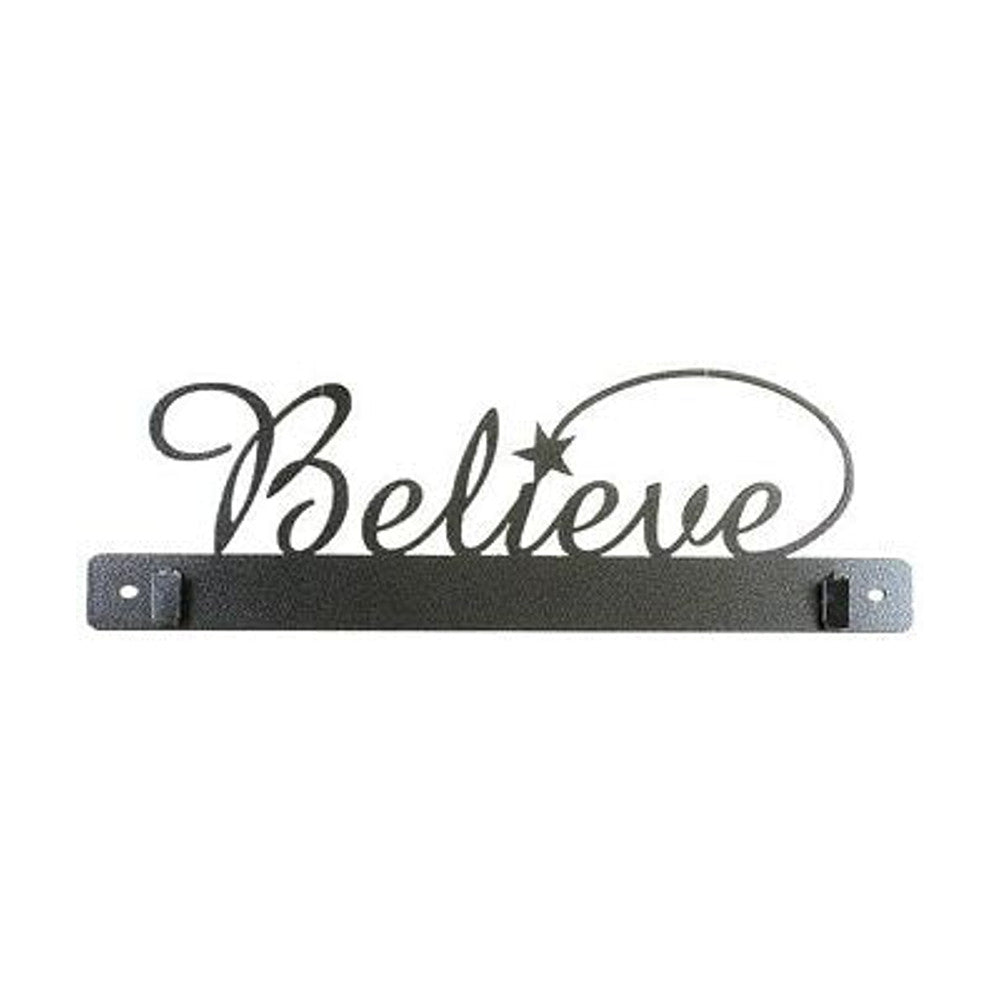 Ackfeld Manufacturing 14 in Believe with Clips Charcoal