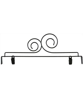 Ackfeld Manufacturing Double Scroll Header with Clips 12 in Grey