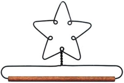 Ackfeld Manufacturing 6in Star with Dowel Gray