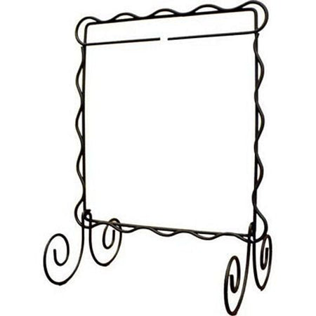 Ackfeld Manufacturing 6X6 Scalloped Sigle Stand Silver Texture