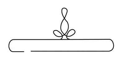 Ackfeld Manufacturing 20in Heirloom Split Bottom Fabric Holder