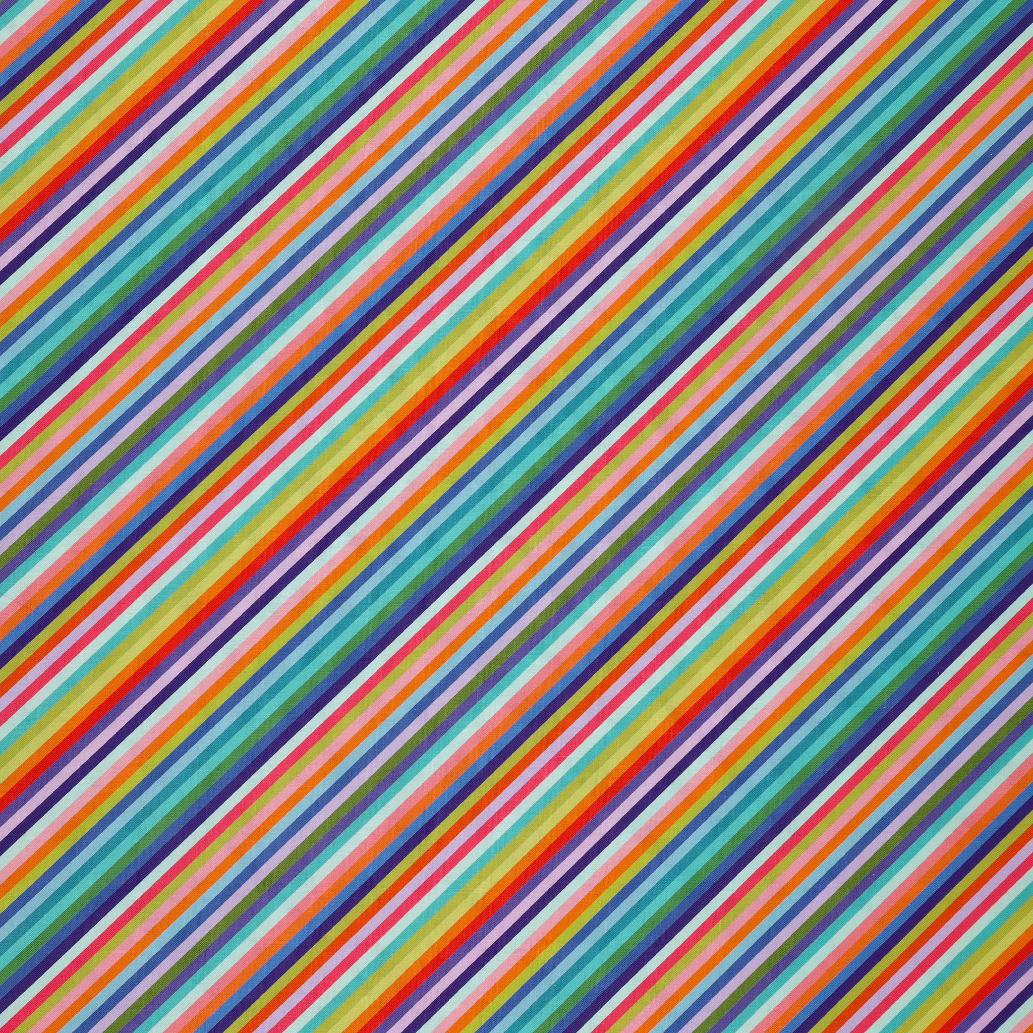 Animal Alphabet Fabric Collection - Stripes Multi