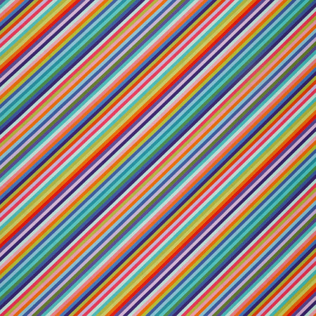 Animal Alphabet Fabric Collection - Stripes Multi