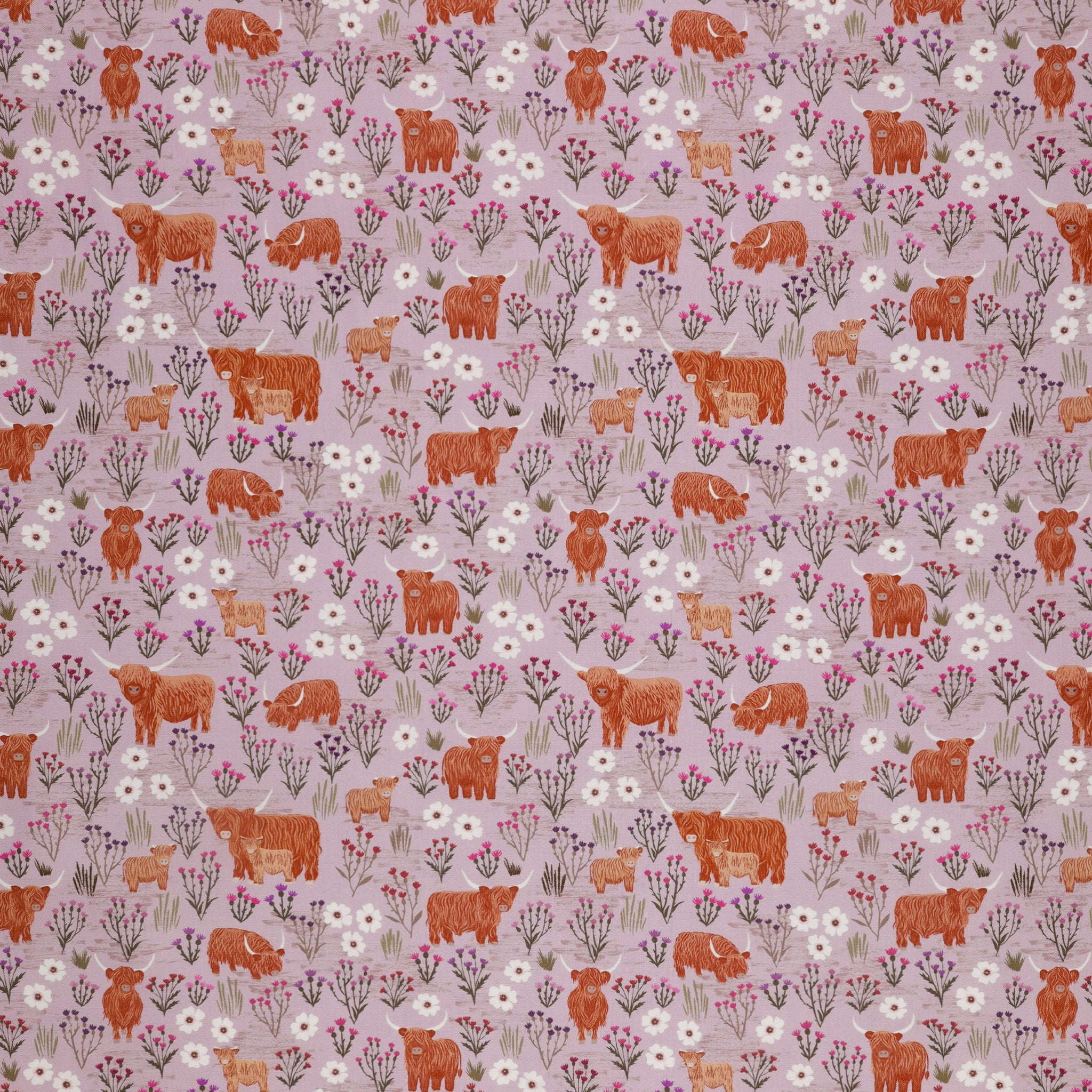 A Celtic Summer Fabric Collection - Summer Meadow Highland Light Heather
