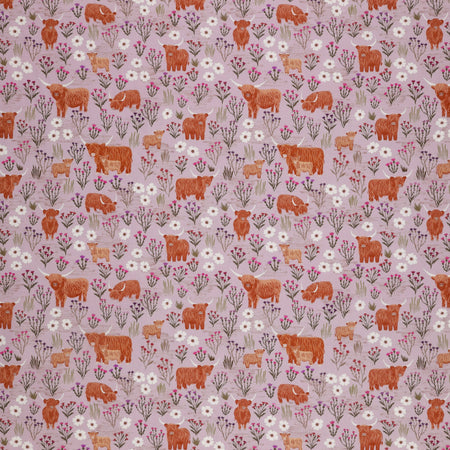 A Celtic Summer Fabric Collection - Summer Meadow Highland Light Heather