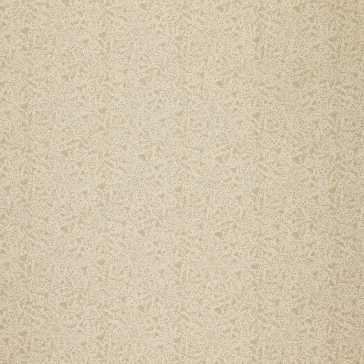 A Celtic Summer Fabric Collection - Celtic Thistle Cream on Cream
