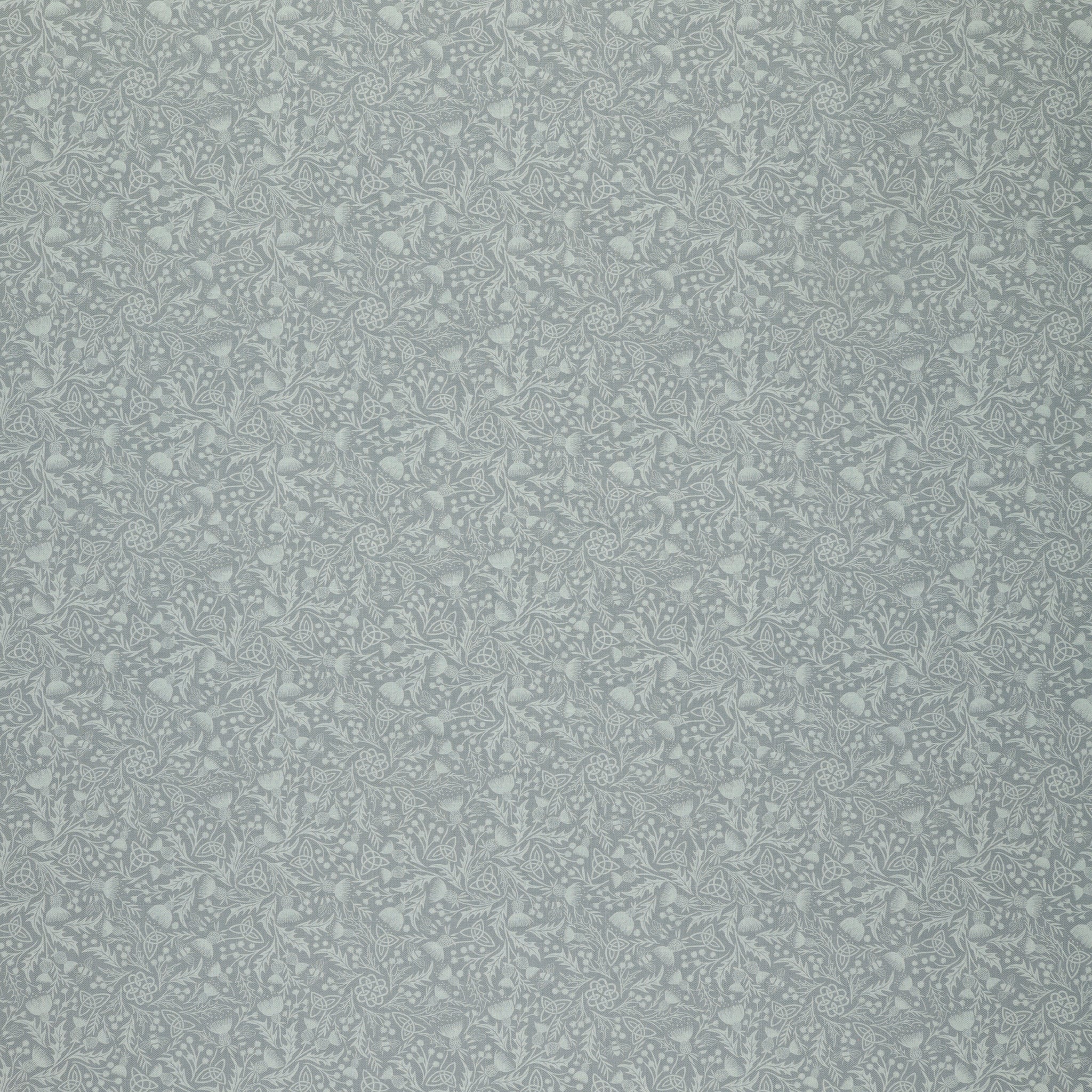 A Celtic Summer Fabric Collection - Celtic Thistle Duck Egg