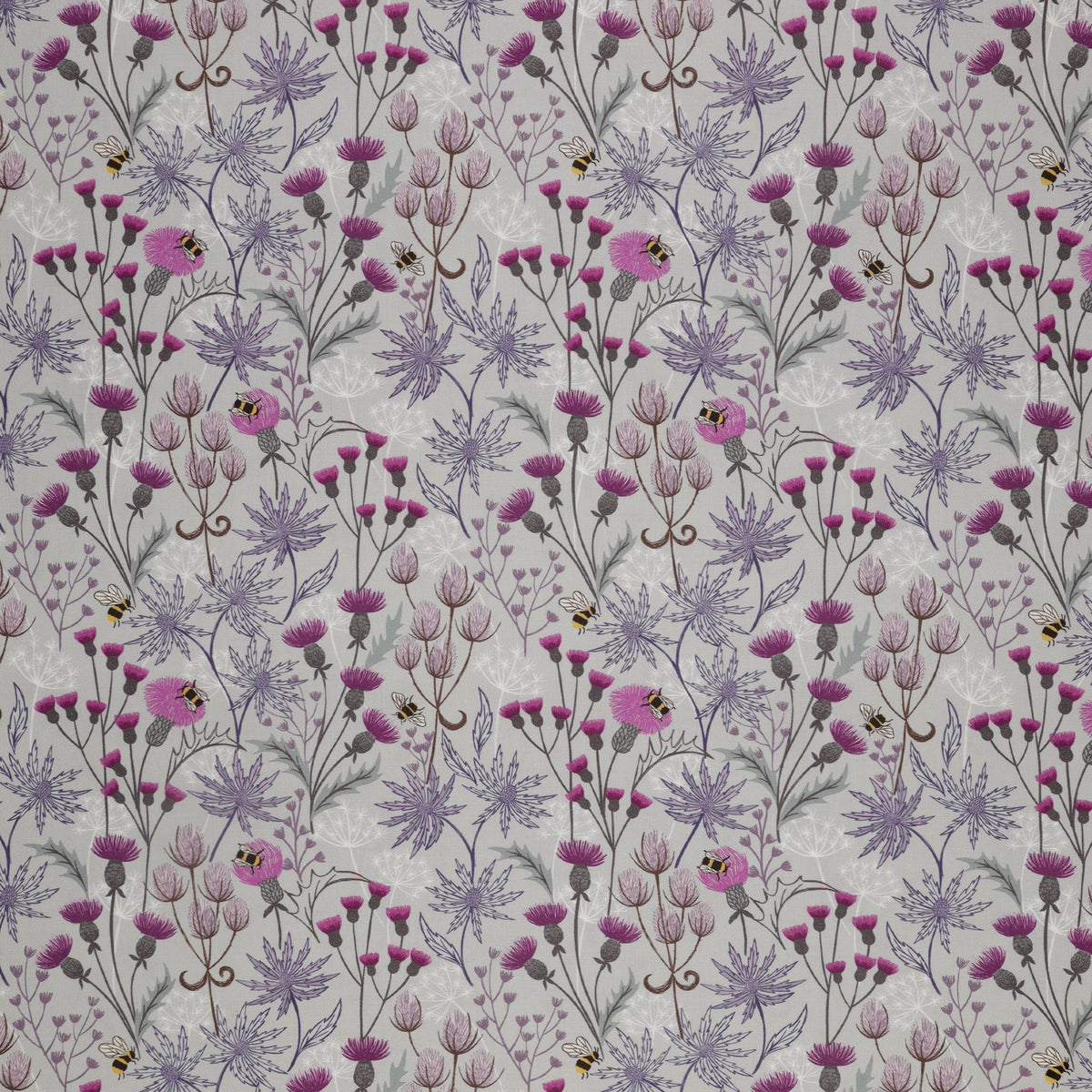 A Celtic Summer Fabric Collection - Celtic Floral Blue