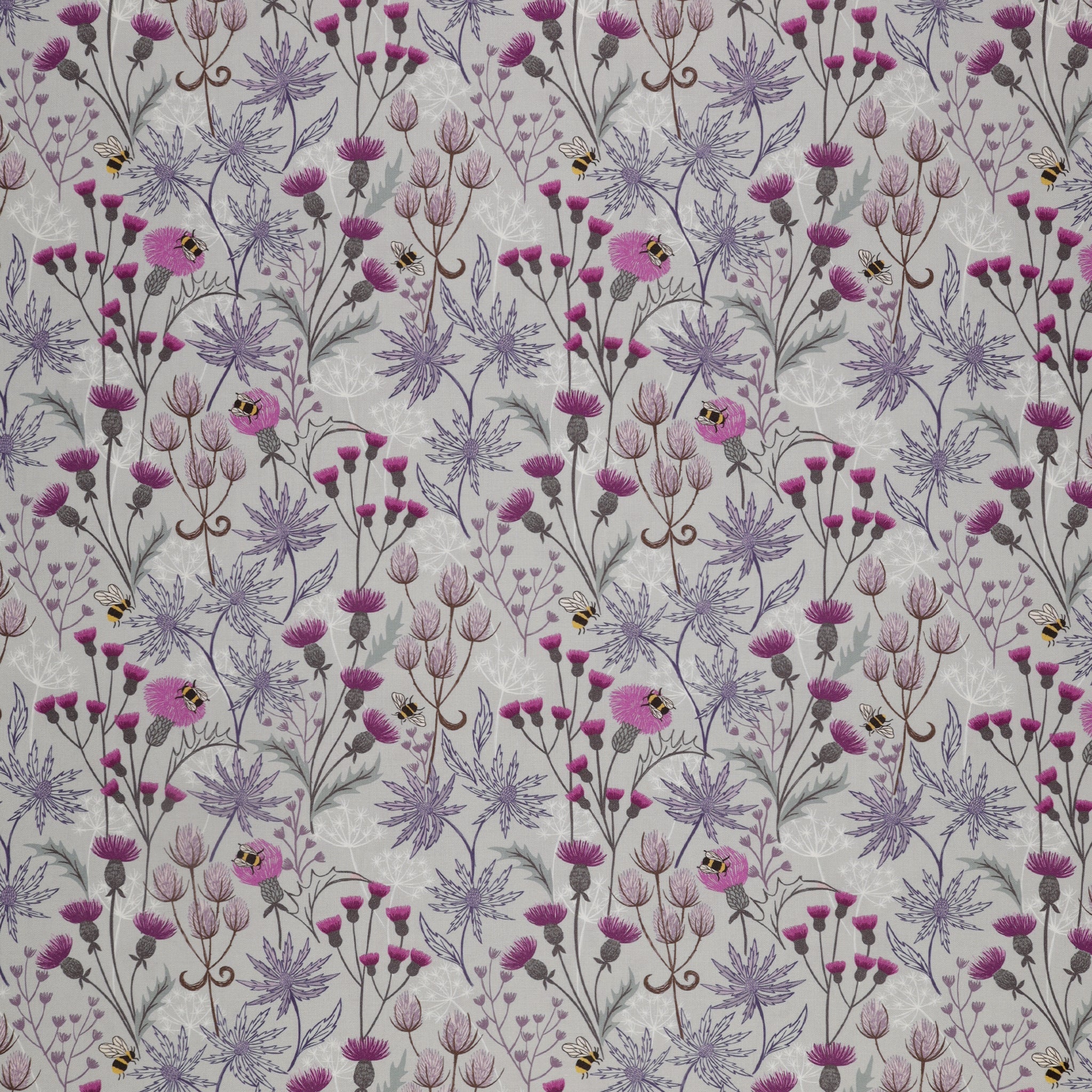 A Celtic Summer Fabric Collection - Celtic Floral Blue