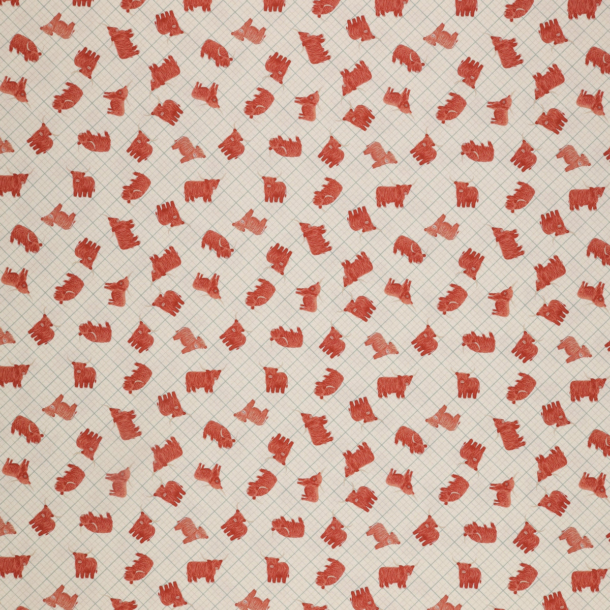 A Celtic Summer Fabric Collection - Highlands Check Cream