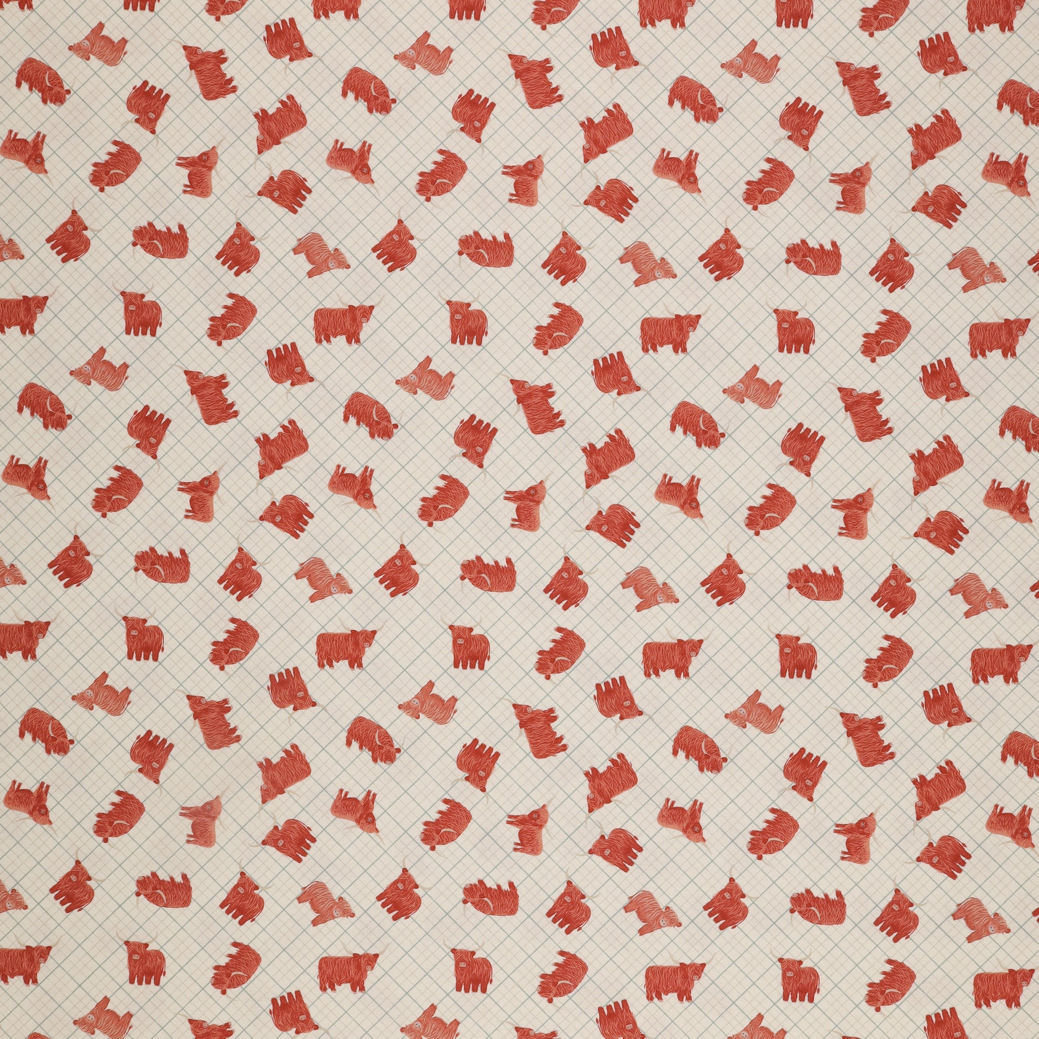 A Celtic Summer Fabric Collection - Highlands Check Cream