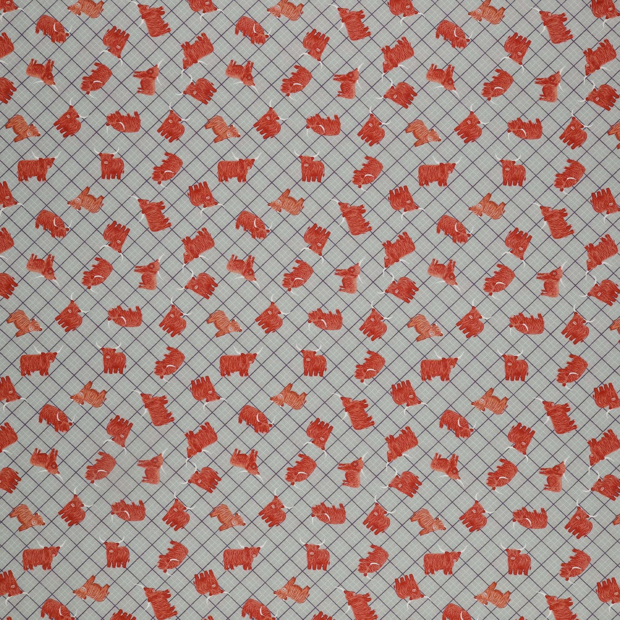 A Celtic Summer Fabric Collection - Highlands Check Blue
