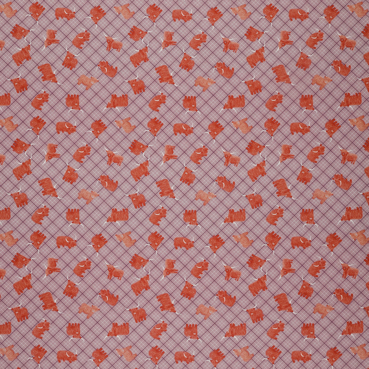 A Celtic Summer Fabric Collection - Highlands Check Heather