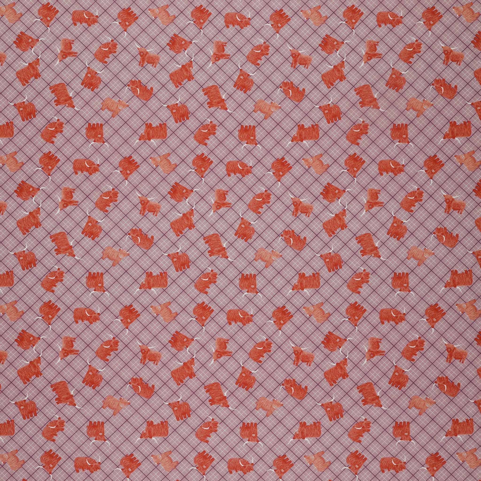 A Celtic Summer Fabric Collection - Highlands Check Heather