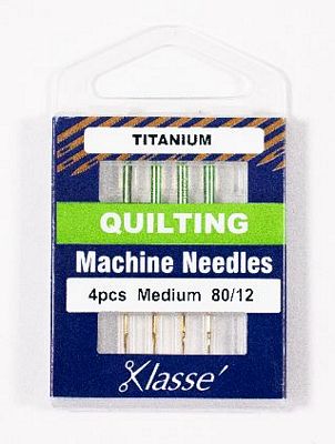 Klasse Titanium Quilting 80 4 Needles 5 Cassettes