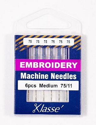 Klasse Embroidery 75/11 6 Needles 5 Cassettes