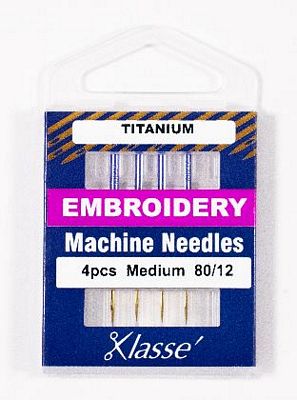 Klasse Titanium Embroidery 80 4 Needles 5 Cassette