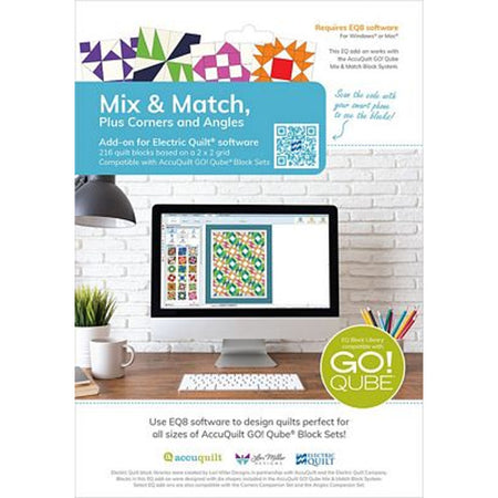 The Electric Quilt Company AccuQuilt Go! Qube: Mix & Match, Corners, Angles