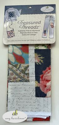 Colonial Patterns Inc. Patchwork Fabric Panel - Roses & Daises