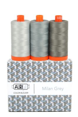 Aurifil Color Builder- Milan Grey