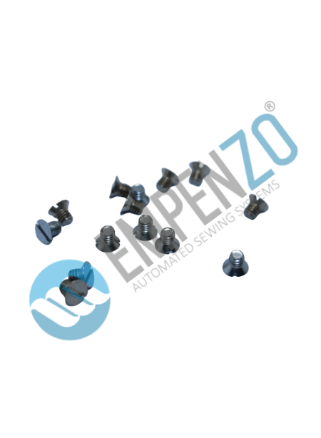 needle-plate-screw-long-for-km-921-km-921-ar-agm-special-automatic-straight-curved-waistband-machine - Empenzo Automated Sewing Systems