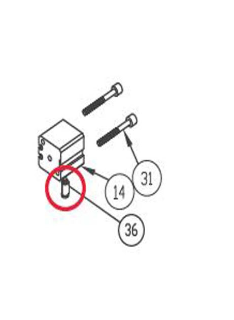 Female Connector Straight For KM 921, KM 921 AR Agm Special Automatic Straight/Curved Waistband Machines - Empenzo Automated Sewing Systems