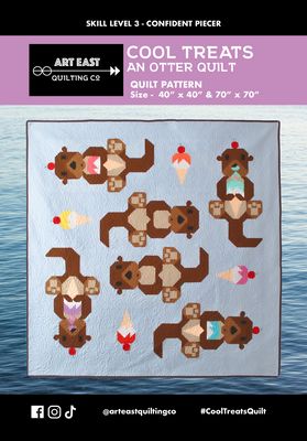 Art East Quilting Co Cool Treats - an Otter Quilt Pattern