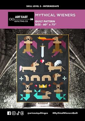 Art East Quilting Co Mythical Wieners Quilt Pattern