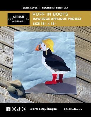 Art East Quilting Co Puff In Boots - A Raw-Edge Appliqué Project