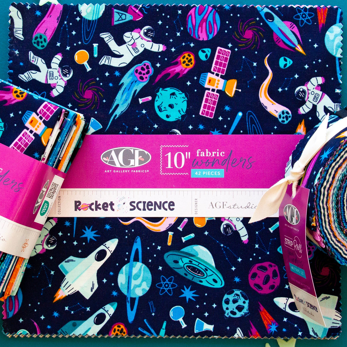 Rocket Science 10" Fabric Squares - 42 pc