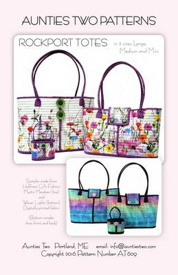 Aunties Two Patterns Rockport Tote