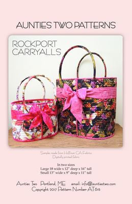 Aunties Two Patterns Rockport Carryalls