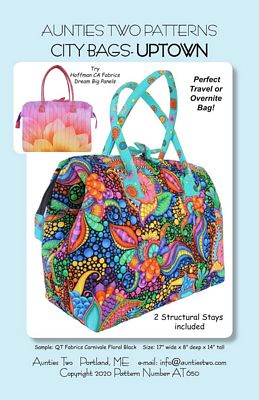 Aunties Two Patterns City Bag Uptown