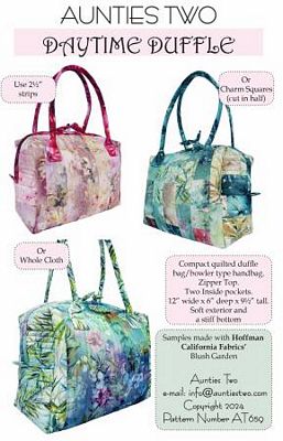 Aunties Two Patterns Daytime Duffle Pattern