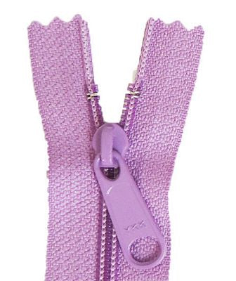 Aunties Two Patterns Single Closed End 14in Zipper Lilac