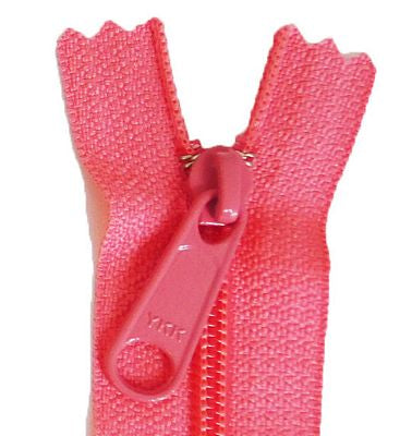 Aunties Two Patterns Single Closed End 14in Zipper Salmon