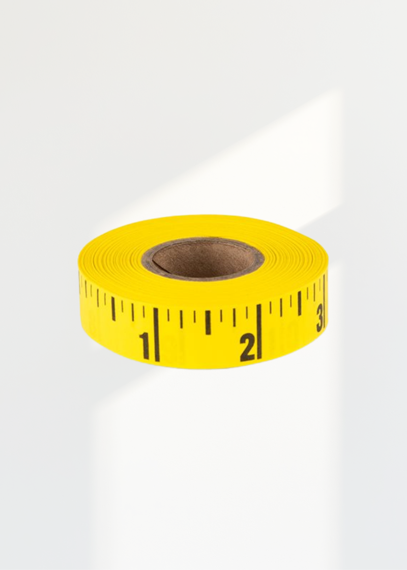 Adhesive Yellow Tape Measures - 36" Strips