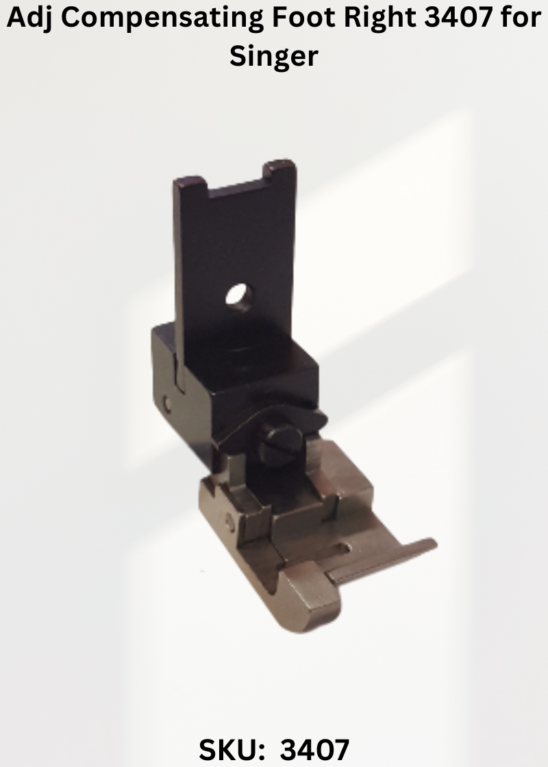 Adj Compensating Foot Right 3407 for Singer 107G, 107W and Singer 457G Sewing Machines