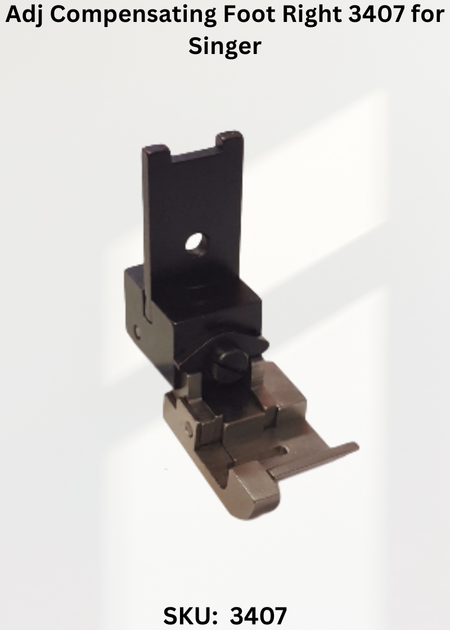 Adj Compensating Foot Right 3407 for Singer 107G, 107W and Singer 457G Sewing Machines