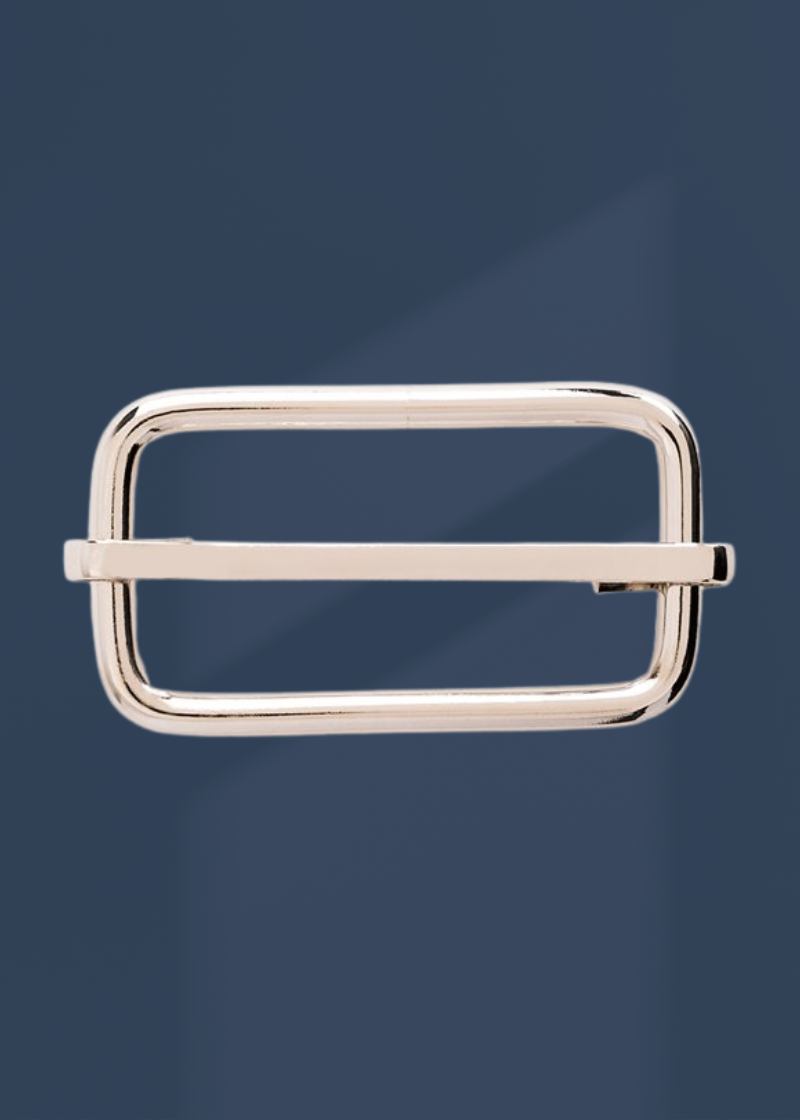 Adjustable Slide Buckles - 1 1/2" - Nickel