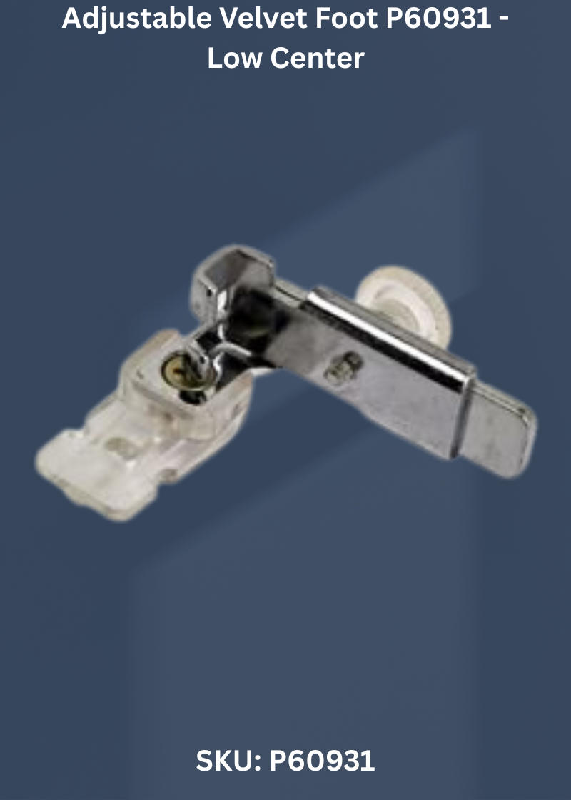 Adjustable Velvet Foot-Low Center