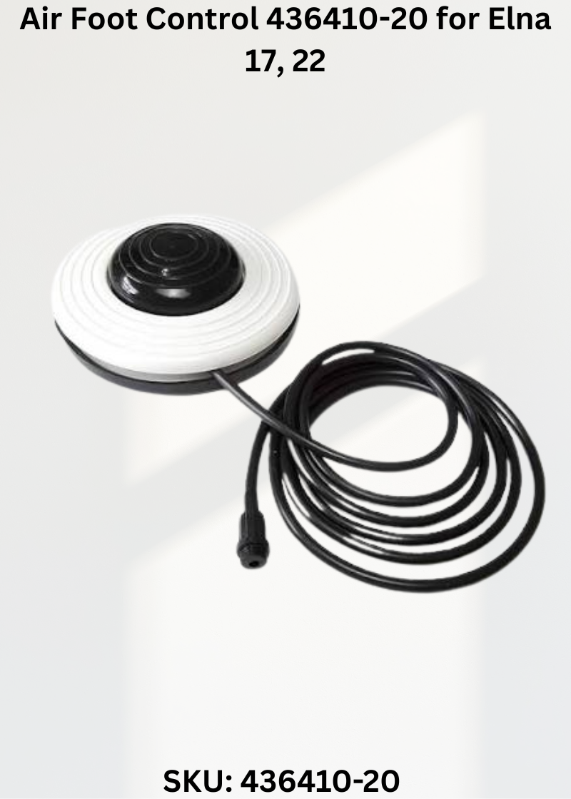 Air Foot Control 436410-20 — Fits Elna 17, 22, 27, 37 & more