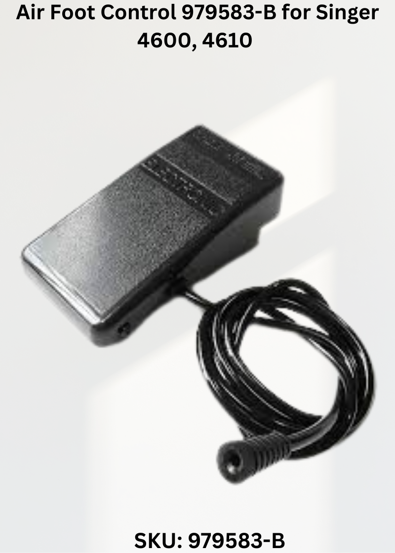 Air Foot Control 979583-B — Fits Singer 4600, 4610, 4613, 4617 & more