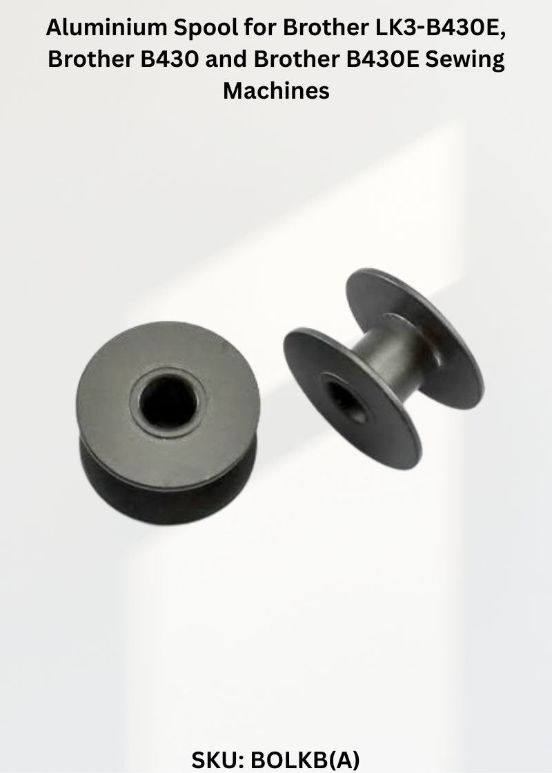 Aluminium Spool for Brother LK3-B430E, Brother B430 and Brother B430E Sewing Machines